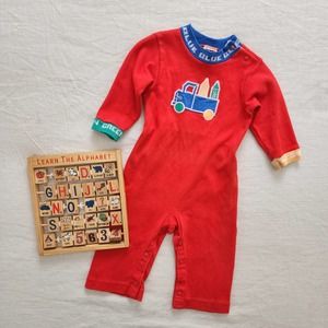 Vintage Colors Spellout Bodysuit 12 months